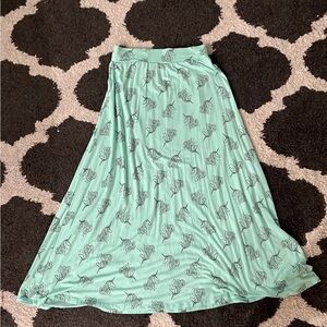 Girls unicorn maxi skirt
